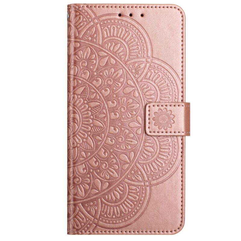 Etui Folio iPhone 16 Plus Wzór Paska Mandali