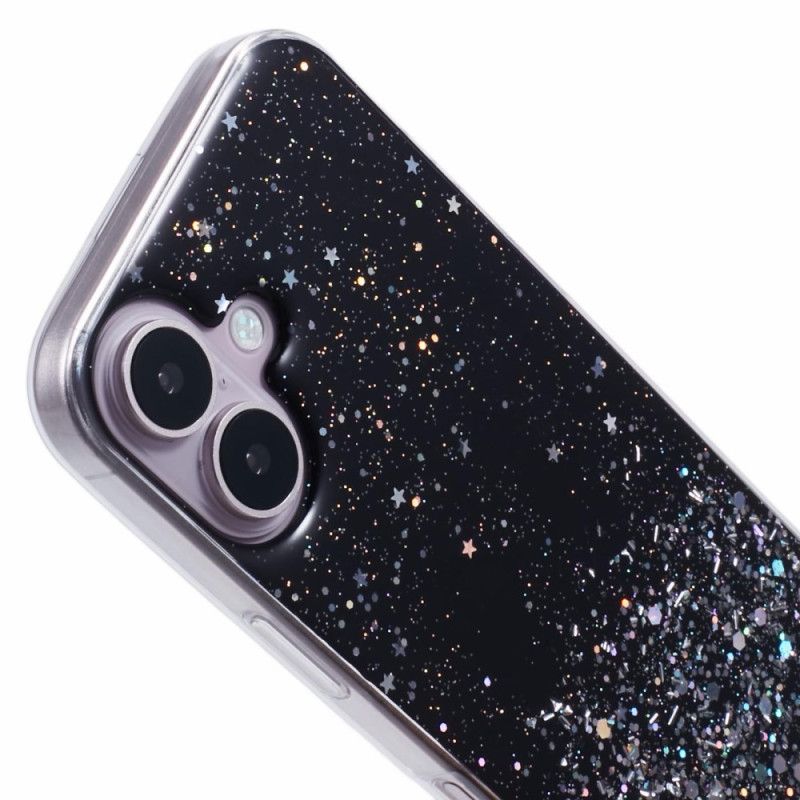 Etui iPhone 16 Plus Cekinowy Sznurek Etui Ochronne