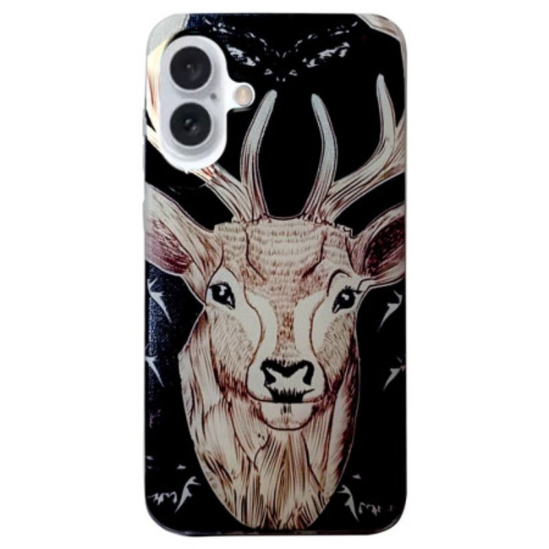 Etui iPhone 16 Plus Głowa Jelenia