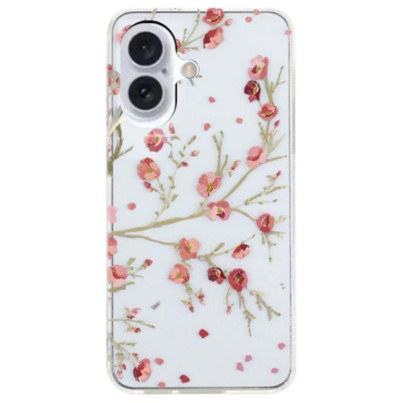 Etui iPhone 16 Plus Kwiaty Etui Ochronne