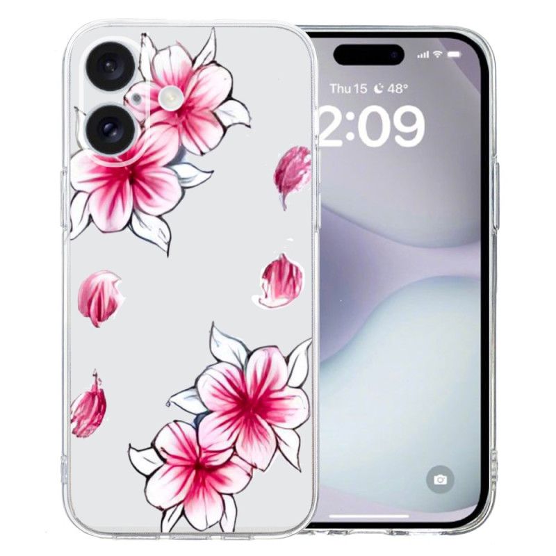 Etui iPhone 16 Plus Kwiaty Wiśni