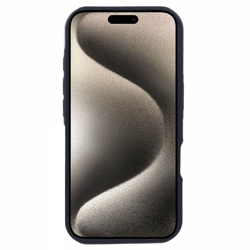 Etui iPhone 16 Plus Obrotowy Wspornik Z Efektem Metalu Etui Ochronne