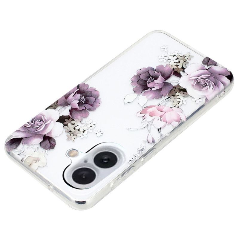 Etui iPhone 16 Plus Piwonie