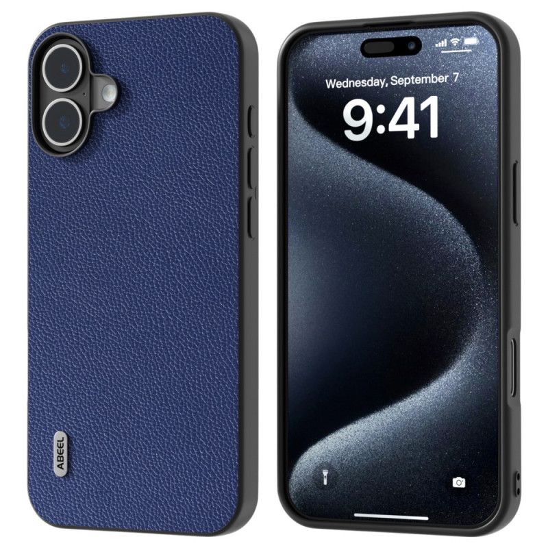 Etui iPhone 16 Plus Tekstura Litchi Abeel