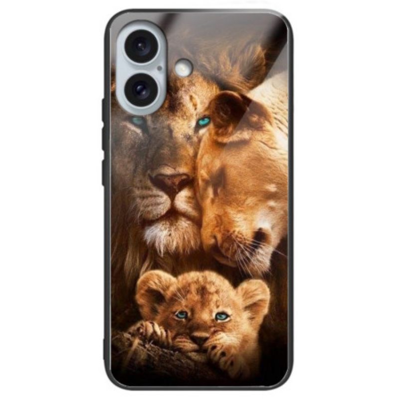 Futerały iPhone 16 Plus Etui Na Telefon Szkło Hartowane Lions