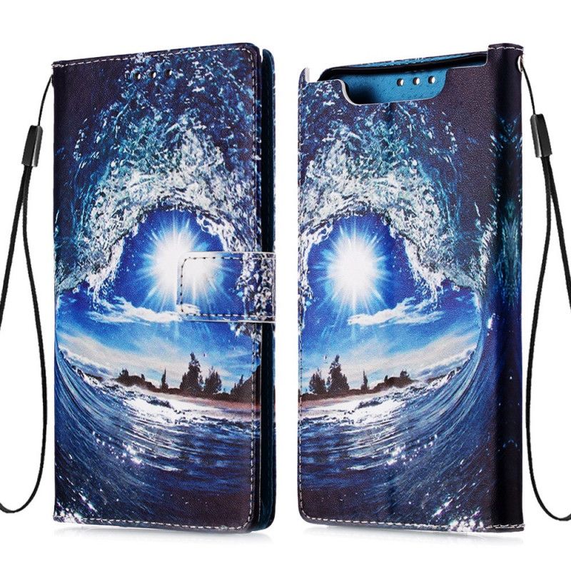 Etui Folio Samsung Galaxy A80 / A90 Kochaj Falę Etui Ochronne