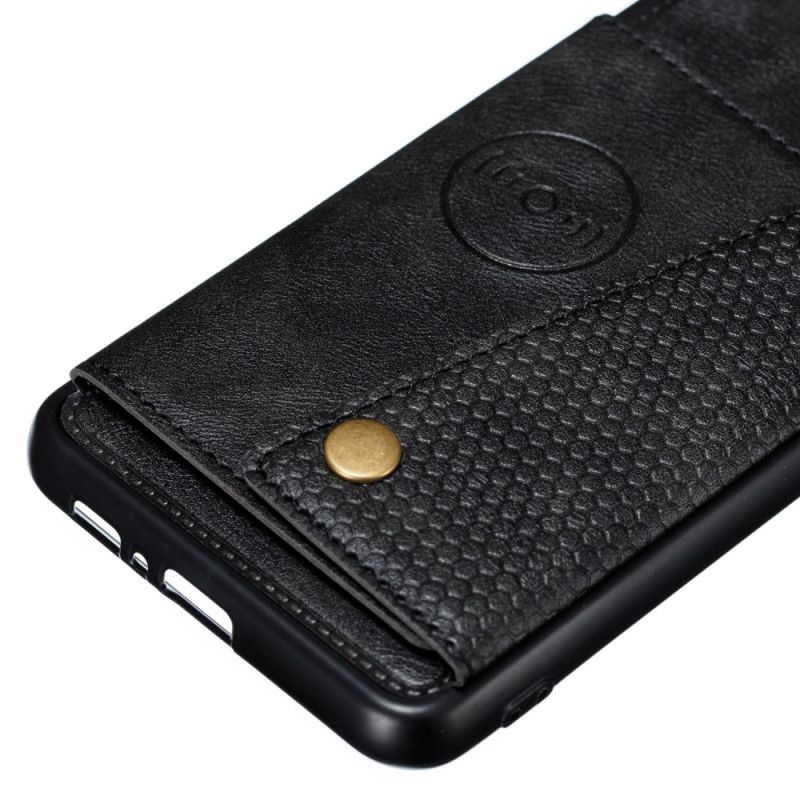 Etui Samsung Galaxy A80 / A90 Granatowy Czarny Portfel Zatrzaskowy Etui Ochronne