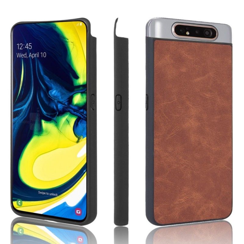 Futerały Samsung Galaxy A80 / A90 Czarny Etui na Telefon Efekt Skóry W Stylu Vintage