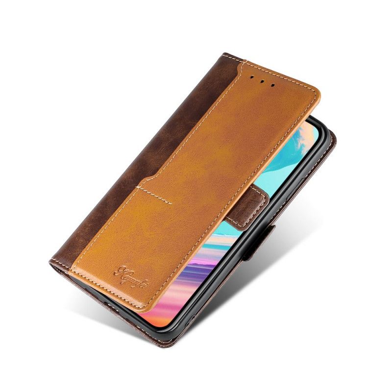 Etui Folio Do Samsung Galaxy M32 Bicolor Sztuczna Skóra