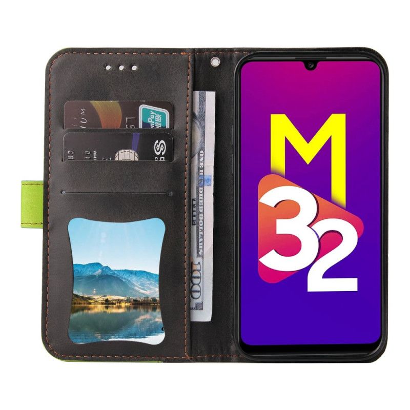 Etui Folio Do Samsung Galaxy M32 Dwukolorowy