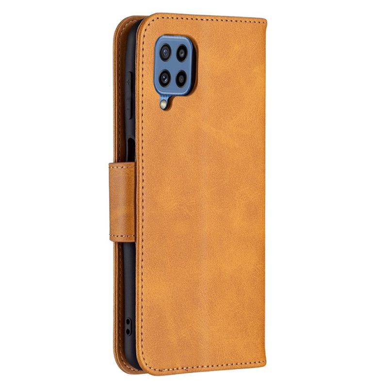 Etui Folio Do Samsung Galaxy M32 Gładka Klapa Ukośna