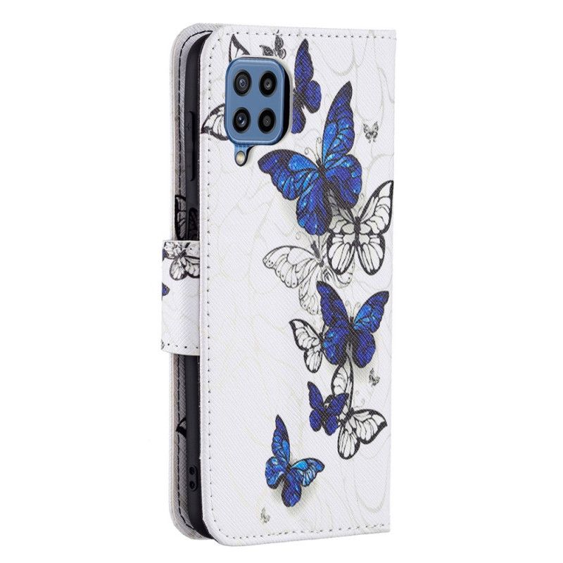 Etui Folio Do Samsung Galaxy M32 Motyle Królowie