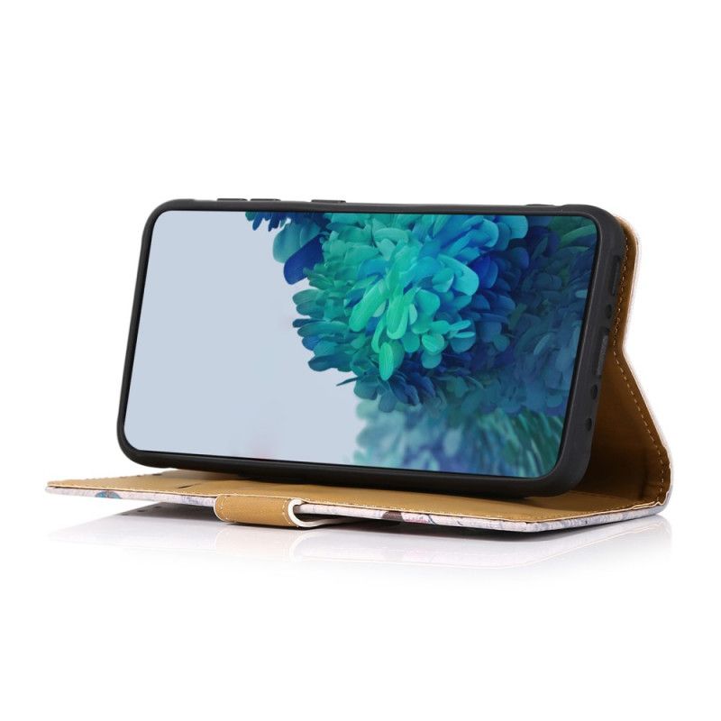 Etui Folio Do Samsung Galaxy M32 Podróżujący Kot