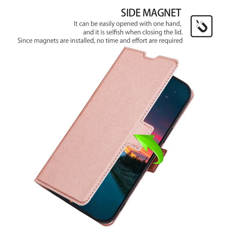 Etui Folio Do Samsung Galaxy M32 Podwójna Konstrukcja Klapy