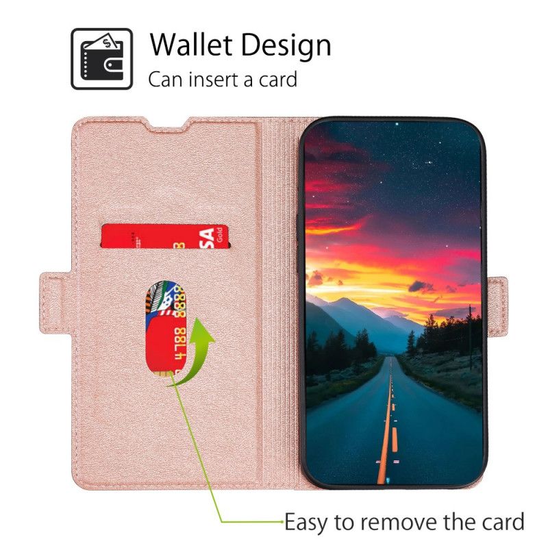 Etui Folio Do Samsung Galaxy M32 Podwójna Konstrukcja Klapy