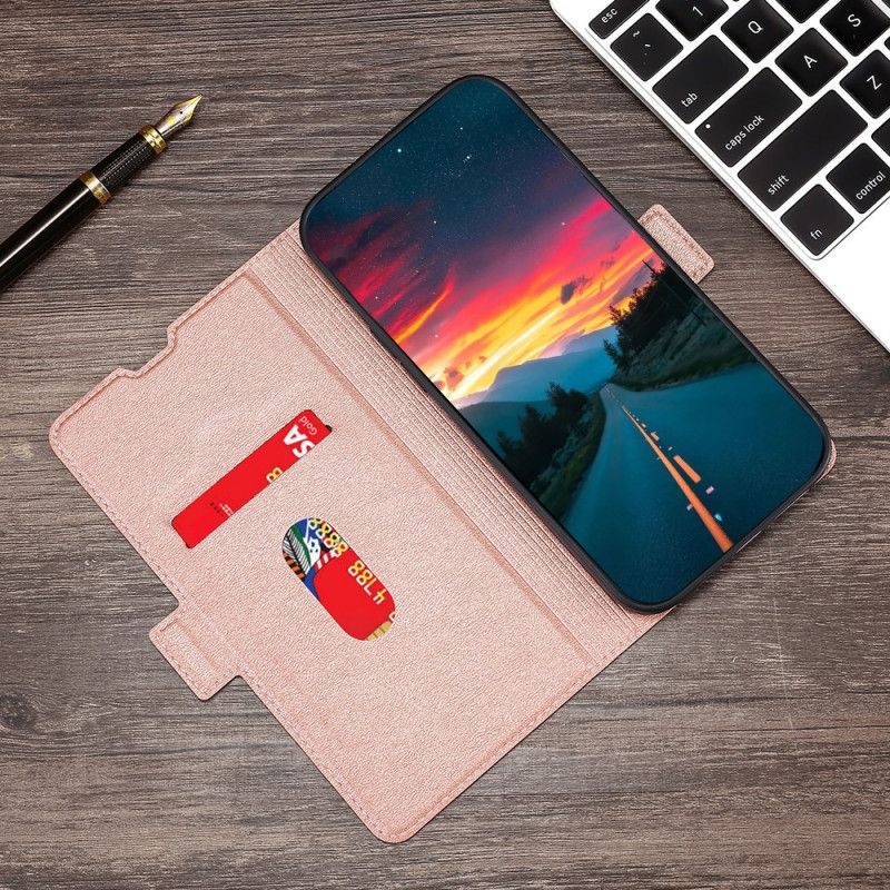 Etui Folio Do Samsung Galaxy M32 Podwójna Konstrukcja Klapy