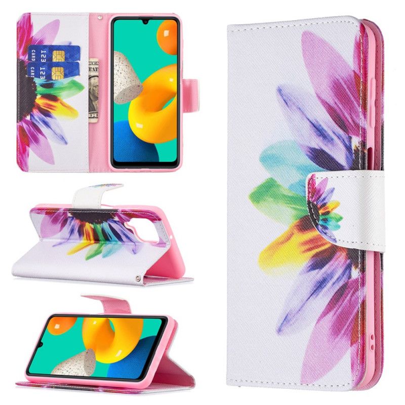 Etui Folio Do Samsung Galaxy M32 Słoń Indyjski