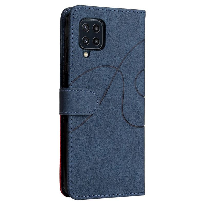 Etui Folio Samsung Galaxy M32 Dwukolorowy