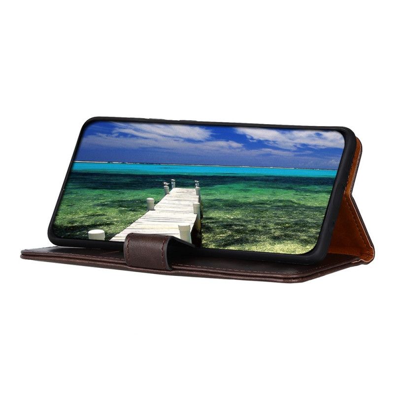 Etui Folio Samsung Galaxy M32 Khazneh Elegance Skórzany Styl Etui Ochronne