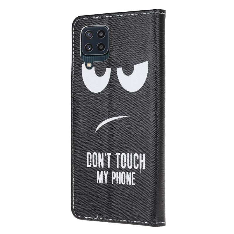 Etui Folio Samsung Galaxy M32 Nie Dotykaj Mojego Telefonu Etui Ochronne