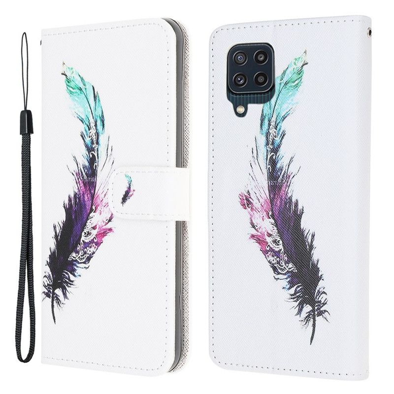 Etui Folio Samsung Galaxy M32 Pasek Pióro Etui Ochronne