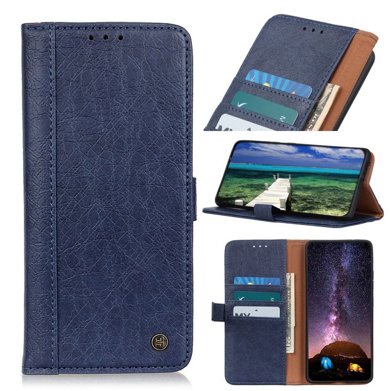 Etui Folio Samsung Galaxy M32 Sztuczna Skóra Styl Nosorożca