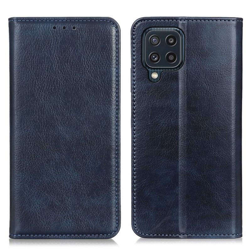 Flip Kotelot Samsung Galaxy M32 Elegance Split Liczi Skóra Etui Ochronne