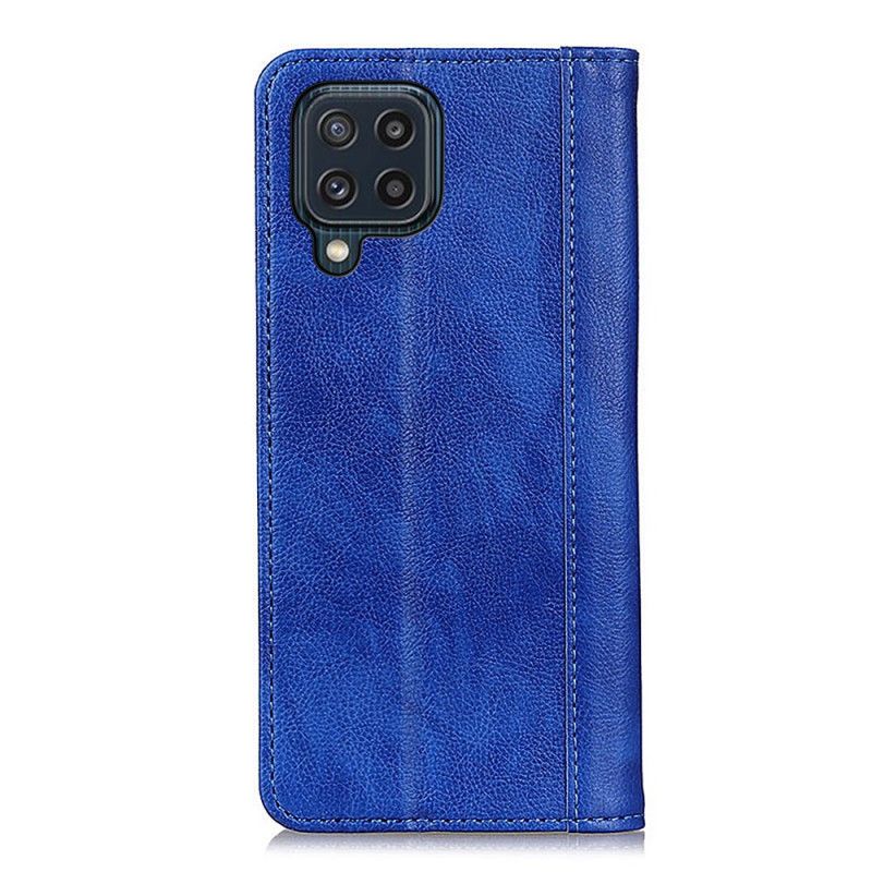 Flip Kotelot Samsung Galaxy M32 Etui Na Telefon Elegance Split Liczi Skóra