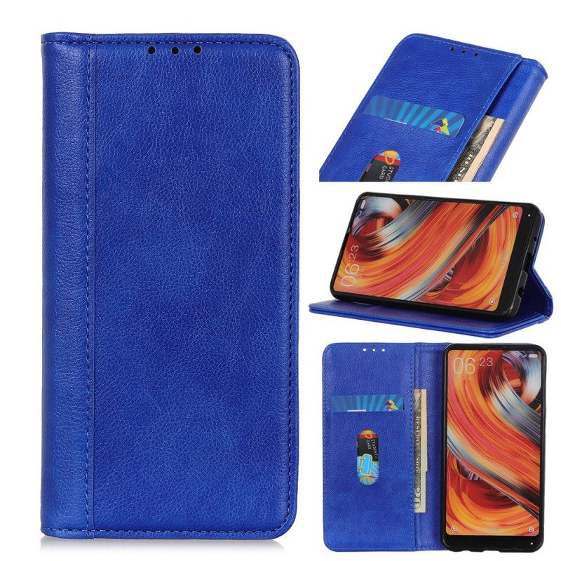 Flip Kotelot Samsung Galaxy M32 Etui Na Telefon Elegance Split Liczi Skóra