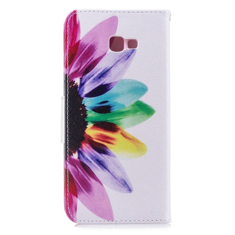 Etui Folio Samsung Galaxy J4 Plus Kwiat Akwareli