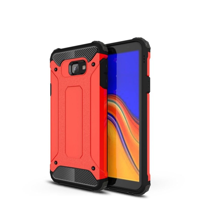 Etui Samsung Galaxy J4 Plus Biały Czarny Ocalały