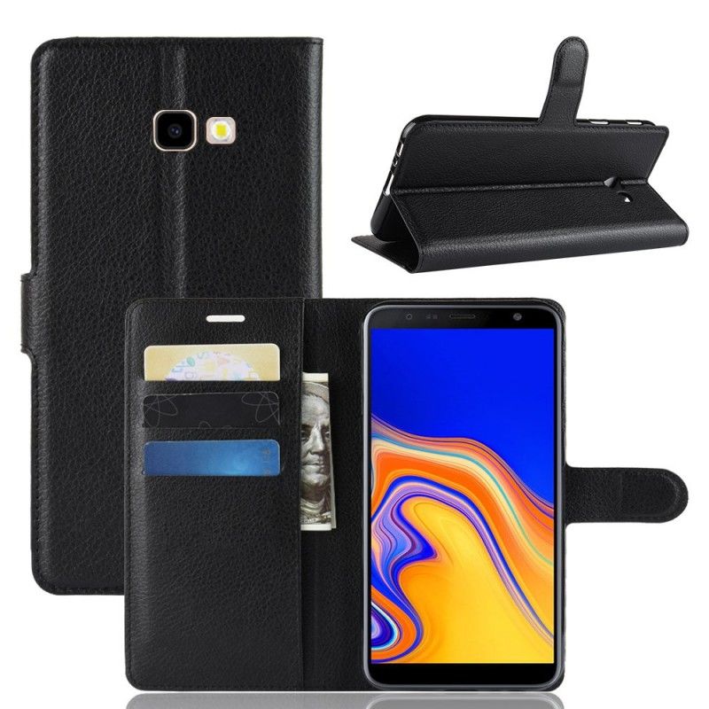 Obudowa Samsung Galaxy J4 Plus Czerwony Czarny Klasyczny