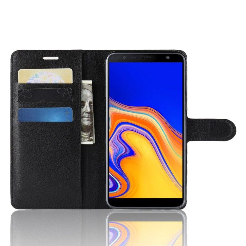 Obudowa Samsung Galaxy J4 Plus Czerwony Czarny Klasyczny