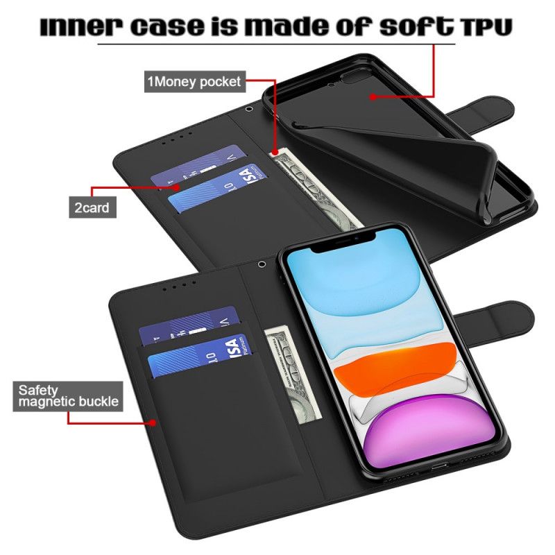 Etui Folio Samsung Galaxy S21 Plus 5G Czerwony Czarny Barokowy Kwiat Z Paskiem Etui Ochronne