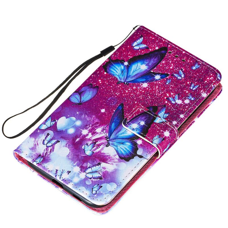 Etui Folio Samsung Galaxy S21 Plus 5G Czerwony Czarny Dlaczego Nie Motyle? Etui Ochronne