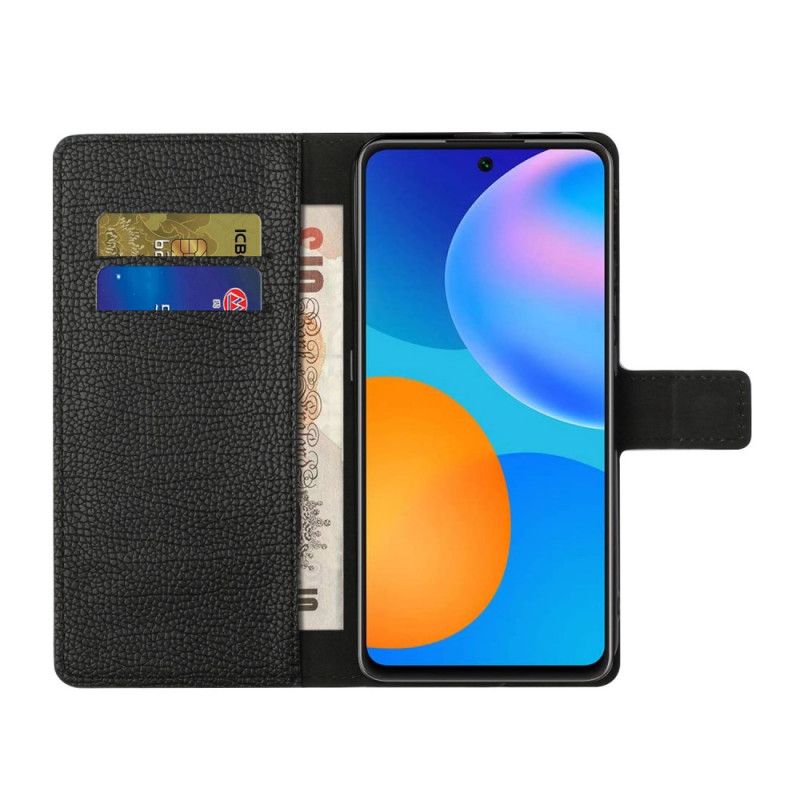 Etui Folio Samsung Galaxy S21 Plus 5G Efekt Skóry Licowej Liczi Etui Ochronne