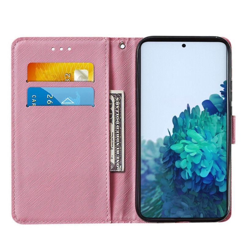 Etui Folio Samsung Galaxy S21 Plus 5G Galaktyka W Chmurach Etui Ochronne