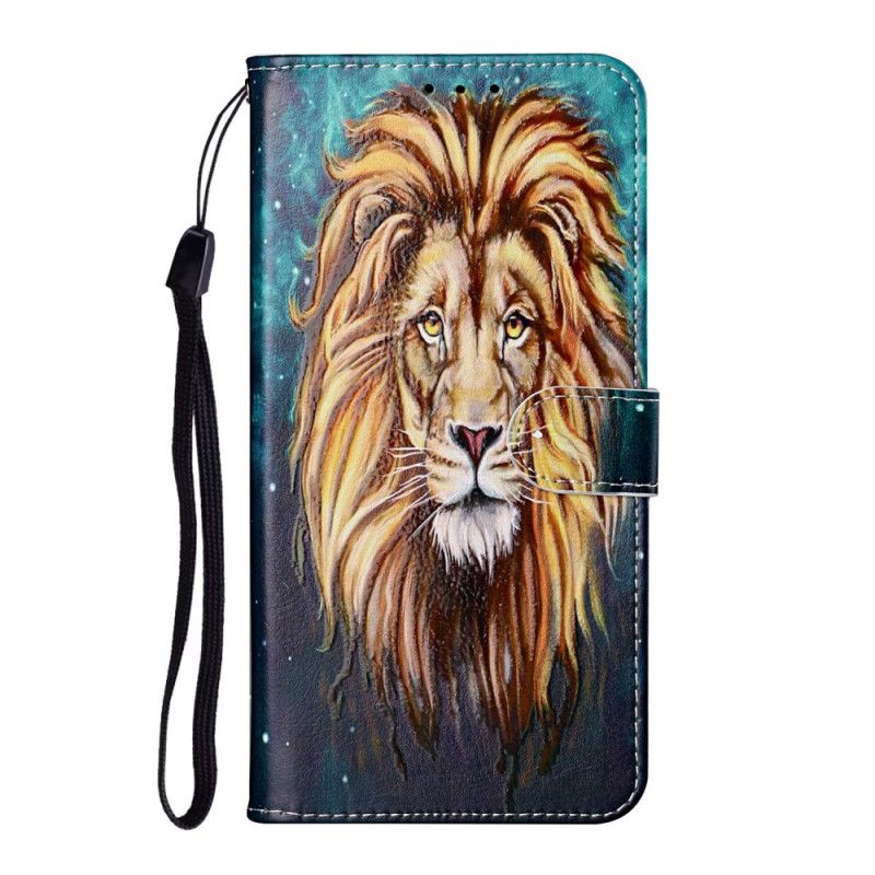 Etui Folio Samsung Galaxy S21 Plus 5G Lew Króla Etui Ochronne