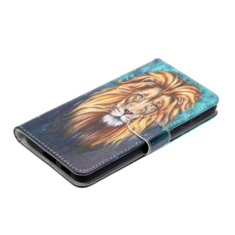 Etui Folio Samsung Galaxy S21 Plus 5G Lew Króla Etui Ochronne