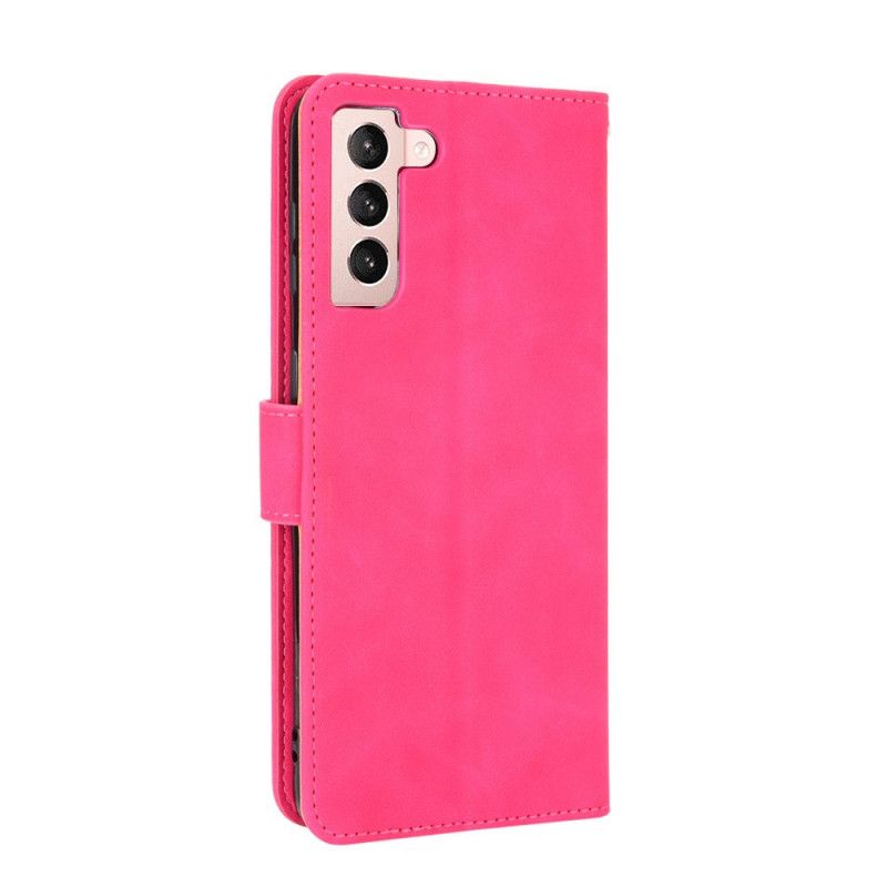 Etui Folio Samsung Galaxy S21 Plus 5G Magenta Czarny Dotyk Skóry