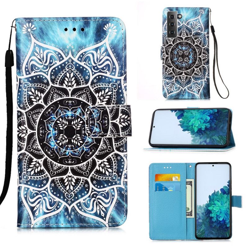 Etui Folio Samsung Galaxy S21 Plus 5G Mandala Na Niebie