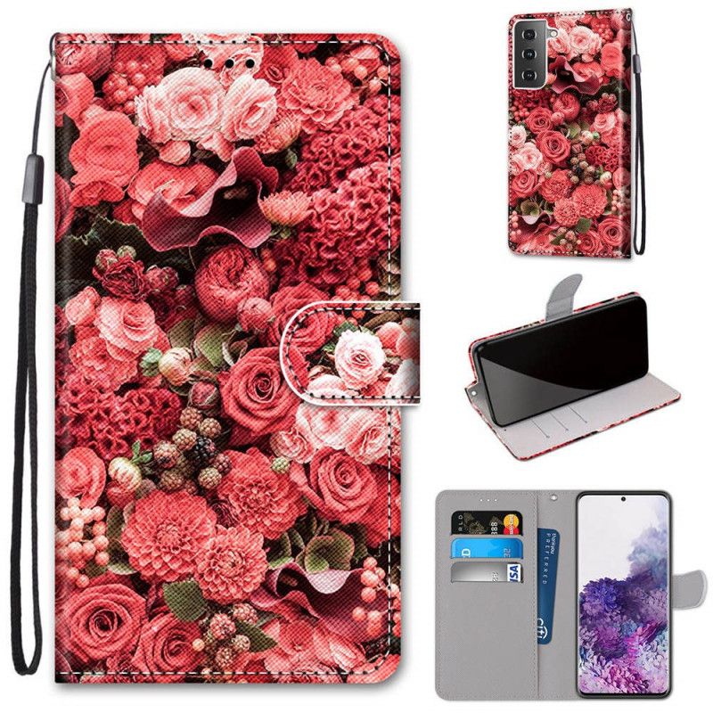 Etui Folio Samsung Galaxy S21 Plus 5G Romans Kwiatowy