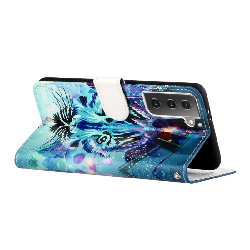 Etui Folio Samsung Galaxy S21 Plus 5G Tygrys Królewski