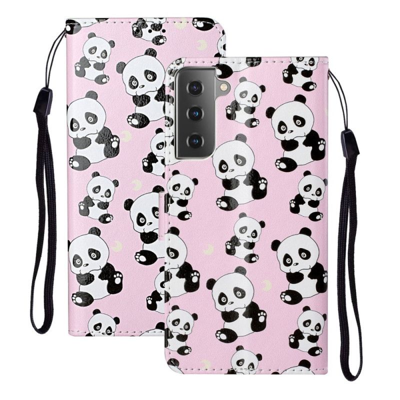 Etui Folio Samsung Galaxy S21 Plus 5G Tylko Pandy Etui Ochronne