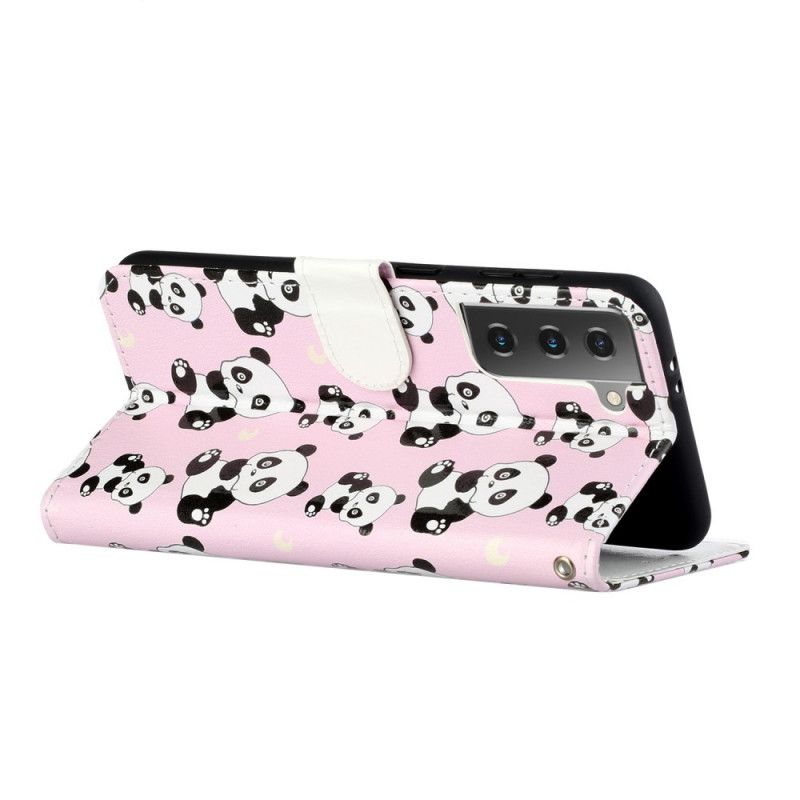 Etui Folio Samsung Galaxy S21 Plus 5G Tylko Pandy Etui Ochronne