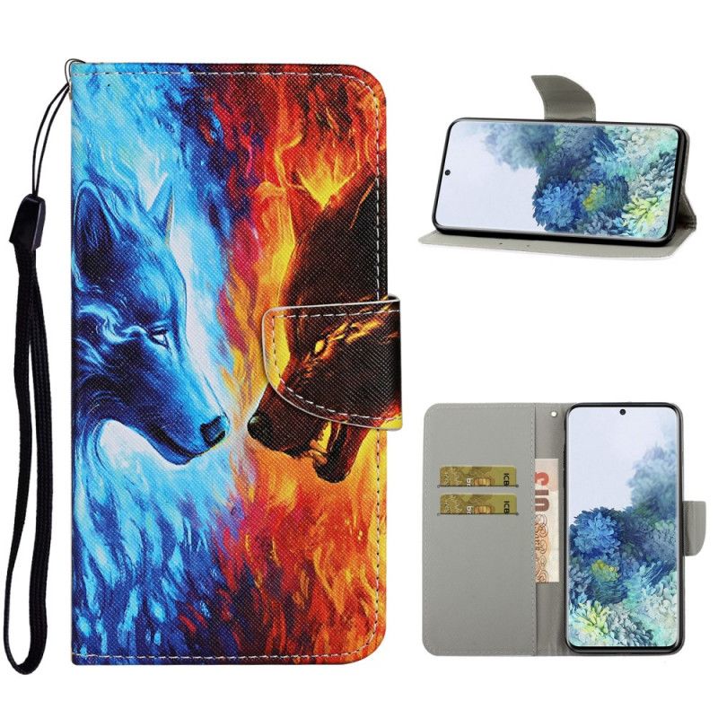 Etui Folio Samsung Galaxy S21 Plus 5G Wojna Wilków Ze Stringami Etui Ochronne