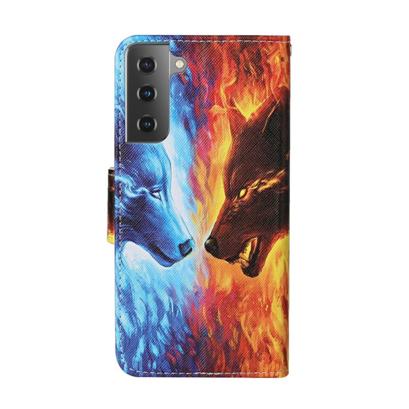 Etui Folio Samsung Galaxy S21 Plus 5G Wojna Wilków Ze Stringami Etui Ochronne