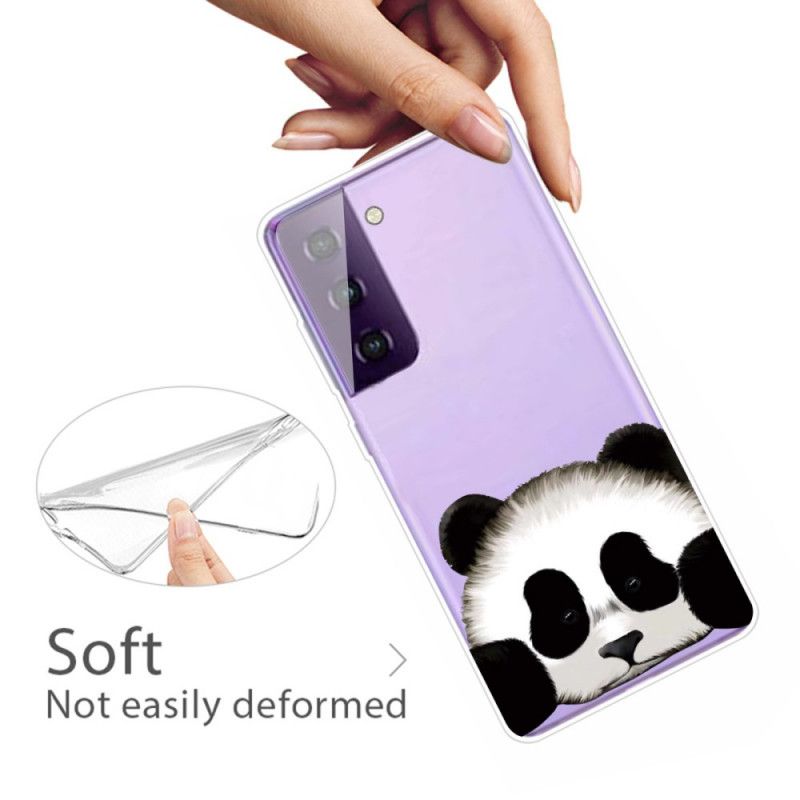 Etui Samsung Galaxy S21 Plus 5G Przezroczysta Panda Etui Ochronne