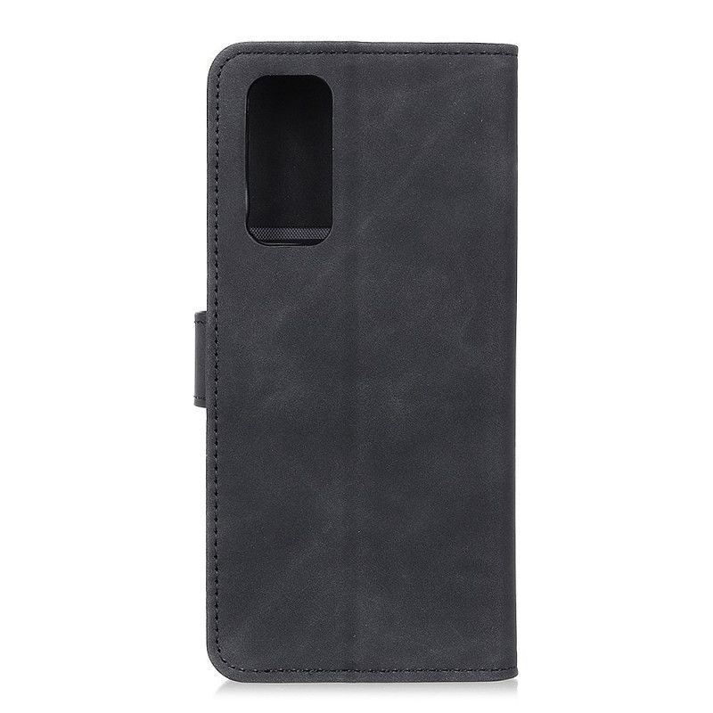 Etui Folio OnePlus 9 Czerwony Czarny Efekt Skóry Khazneh W Stylu Vintage Etui Ochronne