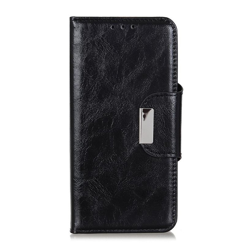 Etui Folio OnePlus 9 Jasnoniebieski Czarny Imitacja Skóry 6 Etui Na Karty Etui Ochronne